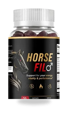 A single HorseFil bottle &mdash; 30 gummies, a 30-day supply at one per day